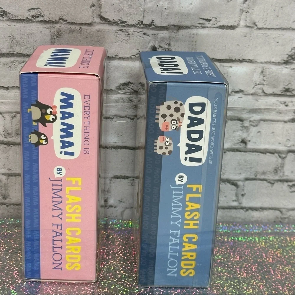 Everything Is Mama! DADA! Double Sided Flash Cards Jimmy Fallon Lot of 2 NEW